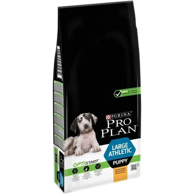 Produktbild von Purina Large Athletic Puppy with OPTISTART, Welpe, Riese (≥45 kg), Huhn, 12 kg