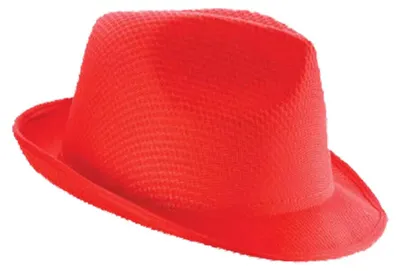 Image de L-Merch - Chapeau Trilby « Promo Maffia » LT3367 (taille unique) (rouge)
