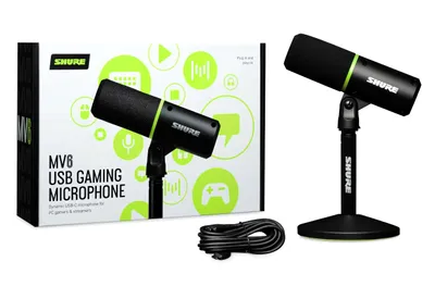 Produktbild von Shure MV6 - dynamisches USB-C-Mikrofon mit Nierencharakteristik