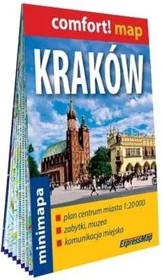 Produktbild von Kraków laminowany plan miasta mini 1:20 000
