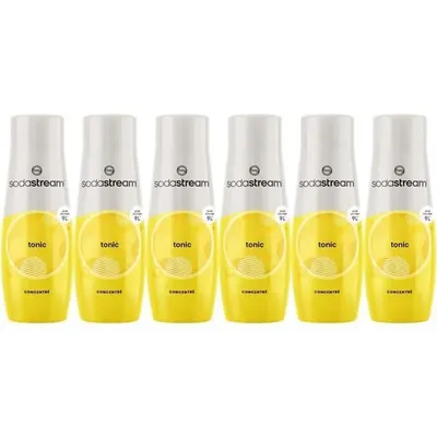 Image de Concentrés SODASTREAM - Lot de 6 concentrés toniques - Jusqu'à 54 L de boissons - 440 ml