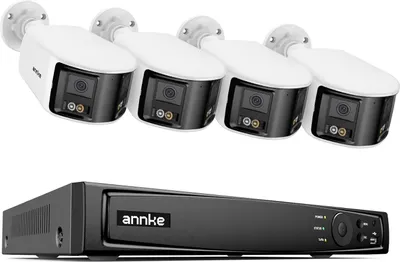 Produktbild von Sicherheitskamerasystem, 4K-Auflösung, Panoramaansicht, 6MP 51FS 4Stk Kits, 1T