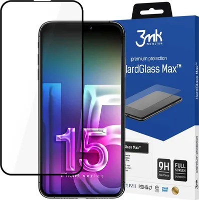 Image de Apple Iphone 15 Pro - 3Mk Hardglass Max Noir