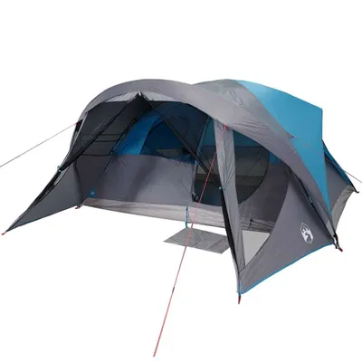 Image de Tente de cabine familiale 6 personnes bleu imperméable