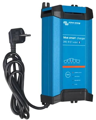 Imagen del producto de Cargador de batería profesional - 24 voltios, 8 amperios - Salida simple - 230 voltios