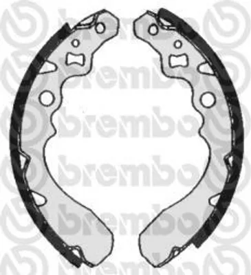 Produktbild von Brembo Bremsbackensatz Hinterachse S 16 508