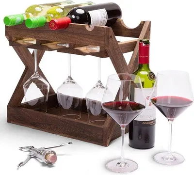 Produktbild von Famanu Weinregal - Nachhaltig, Praktisch, Stabil und Einfache Montage