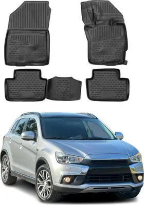 Produktbild von OMAC Gummimatten Fußmatten für Mitsubishi ASX 2013-2020 RHD TPE Schwarz 4x