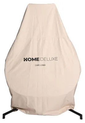 Produktbild von HOME DELUXE Regenabdeckung CAPE LOMA Beige - 2-Sitzer I Regenabdeckung, Abdeckhaube, Schutzhülle, Abdeckplane hellgrau, Oxford Polyester 600D, 100% wasserdicht, witterungsbeständig, UV-beständig, Schutzhülle mit Zugband, wetterfeste Abdeckung