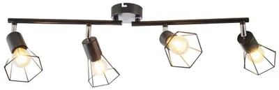 Produktbild von GLOBO 81080408, Schwarz, Metall, IP20, I, E14, 40 W