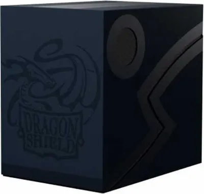 Produktbild von Doppelmuschel Deckbox 150 Karten Mitternachtsblau-Schwarz