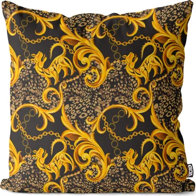 Produktbild von VOID Golden Baroque Kissenbezug Kissenhülle Sofakissen Kissen Deko Outdoor-Kissen Dekokissen