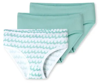 Produktbild von Schiesser Mädchen 3 Pack Slips Unterwäsche Feinripp - Größe 92 bis 140
