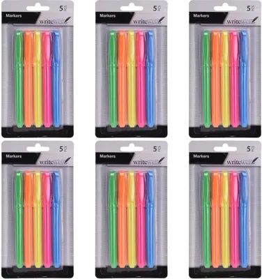 Produktbild von 6 x Textmarker 5-Farben Set