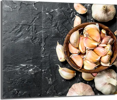 Produktbild von Glasschutzplatte für den Herd 60x52 Knoblauch