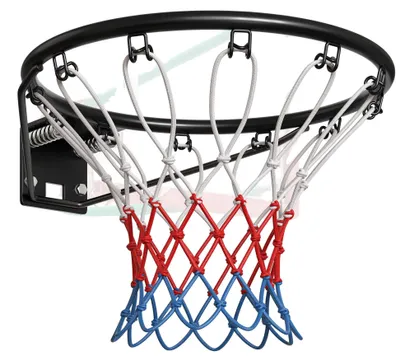 Produktbild von VEVOR Basketballkorb, Wand- und Türmontierter Basketballring, Robuster Q235 Basketball Flex Rim Tor Ersatz mit Netz, Standard 18" Indoor- und Outdoor-Basketballkorb zum Aufhängen für Kinder und Erwachsene, Integriert-a, 2