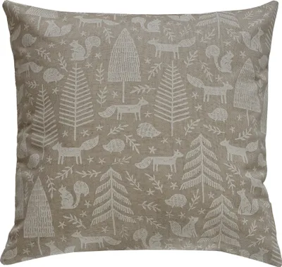 Produktbild von Dekorativer Kissenbezug Weihnachtskissenbezug, WINTERWALD, 45x45