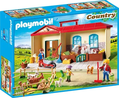 Produktbild von PLAYMOBIL 4897 Country - Mitnehm-Bauernhof
