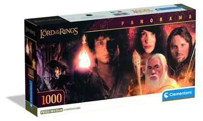 Image de Puzzle CLE 1000 PanoramaComp.TheLordOfTheR..39502