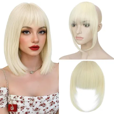 Produktbild von Clip-in-Pony synthetisch französisch mit Haarclip für Damen blondiert