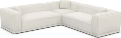 Produktbild von Bouclé Ecksofa Diora Weiß