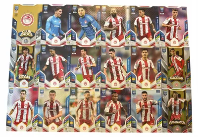 Obrázok produktu pre FIFA 365 2026 ADRENALYN XL PANINI OLY 1–18 Olympiacos 18 pieces SET