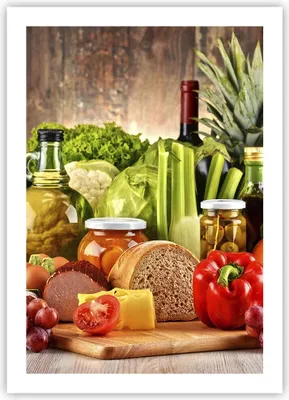 Produktbild von Poster - Poster ohne Rahmen - Lebensmittel Gemüse Brokkoli Fleisch - 50x70 cm - Wand Bild - Wanddeko - Wandbilder - Kunstposter - Wandposter - Bilder - Kunstdruck - Wandbild - P2XPA50x70-3182