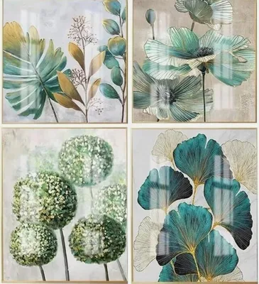 Produktbild von Diamond Painting Set 4 – GINKGO (30x30 cm)