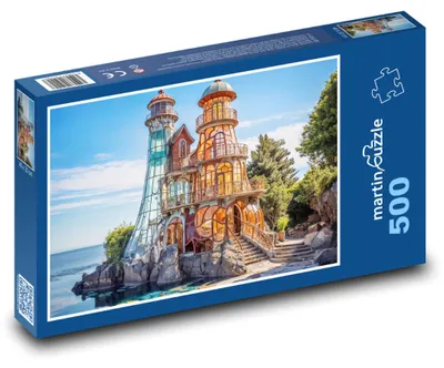 Obrázok produktu pre Puzzle 500 Maják z mozaiky - martinpuzzle