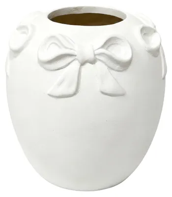 Produktbild von Clayre & Eef Vase Weiß Terrakotta