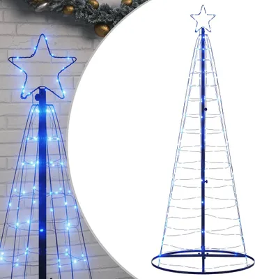 Zdjęcie produktu dla Choinka LED 200 LED Niebieski 180 cm