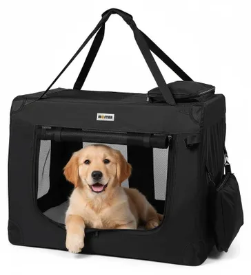 Obrázek produktu pro Skládací přepravka pro psy - 82 x 58 x 58 cm