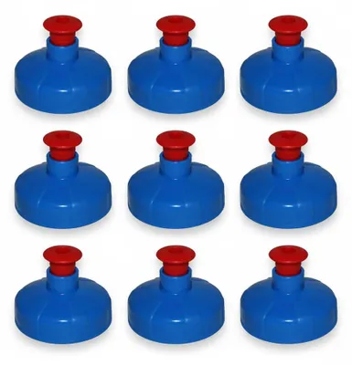 Produktbild von 9x Push-Pull Deckel, Trinkdeckel passend für Kavodrink Tritan und Polycarbonatflaschen