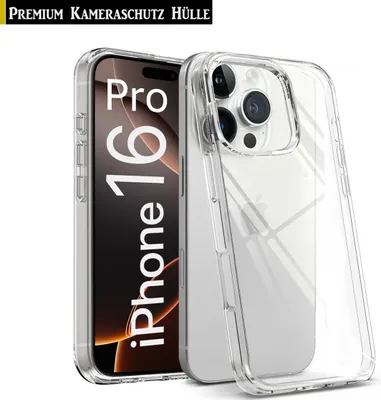 Produktbild von Für iPhone 16 Pro (6.3") - Transparent Schutzhülle Silikon Handy Hülle TPU Case Cover