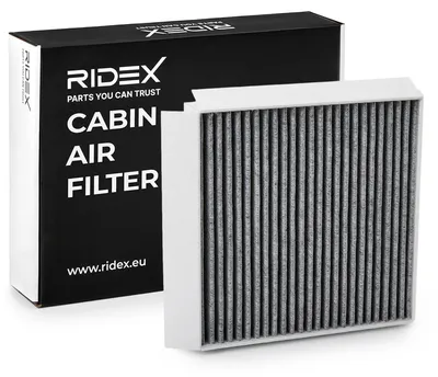 Produktbild von RIDEX 424I0319 Aktivkohle Innenraumfilter Pollenfilter für VW GOLF VI (5K1) Polo Schrägheck (6R1, 6C1) Passat Variant (3C5) passend für MERCEDES-BENZ