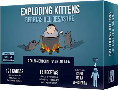 Obrázok produktu pre Asmodee Exploding Kittens EKIRFD01ES, Kartová hra, Párty, 7 rok / roky, 15 min