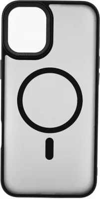 Produktbild von Roma Case MagSafe Matt-Transparente Hülle - Schlankes Design mit maximalem Schutz kompatibel mit iPhone 16 Pro Max Schwarz