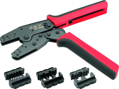 Produktbild von Cimco Click'N'Crimp Ä-Set 0,5-50 mm², inkl. 3 Einsätze, 1 Stk.