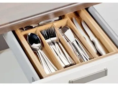 Produktbild von Esmeyer variabler Besteckkasten SIMON aus Bambusholz, 290-078