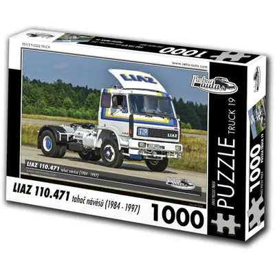 Zdjęcie produktu dla Puzzle TRUCK 19 - Ciągnik siodłowy LIAZ 110.471 (1984 - 1997) 1000 elementów