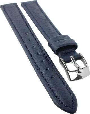 Produktbild von Fancy Classic Ersatzband Uhrenarmband Rindsleder Band Denim 25468S, Stegbreite:12mm