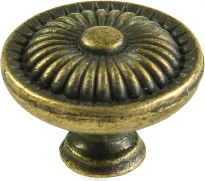 Produktbild von 5 Möbelknöpfe inkl. Schrauben bronze Möbelknopf Schubladenknöpfe Möbelknauf , Größe:24 x 20 mm, Variante:Variante 2