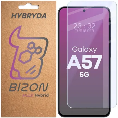 Produktbild von Flexibles Hybridglas für Galaxy A57 5G, Bizon Hybrid Mule