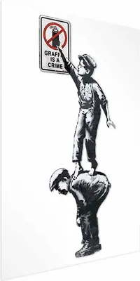 Produktbild von Posterpapier Poster - Graffiti is a Crime 21x30 cm Streetart h-C-0092-ao-a