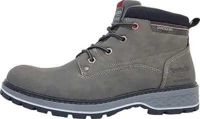 Immagine prodotto di Dockers by Gerli: Scarpe da uomo, stivali, scarpe stringate, stivali con lacci, colore grigio, casual