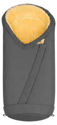 Produktbild von Lammfell - KINDERWAGEN FUßSACK - Farbe: Grau
