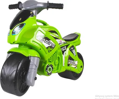 Zdjęcie produktu dla Motor Jeździk dla dzieci Motorek Biegowy Rowerek Technok 6443 Zielony