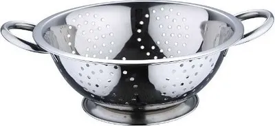 Produktbild von Edelstahl Küchensieb Abtropfsieb Salatsieb Nudelsieb Sieb Ø 24 cm Griffen