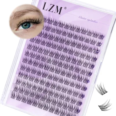 Produktbild von Wimpernbüschel Cluster-Wimpern Natürlicher Look - 10-13 mm - 144 Stück