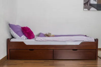 Produktbild von Bett mit Schubladen 90x200
